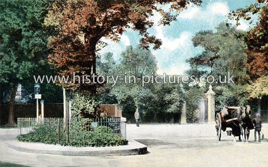George Lane junction with High Road, South Woodford, London. c.1910